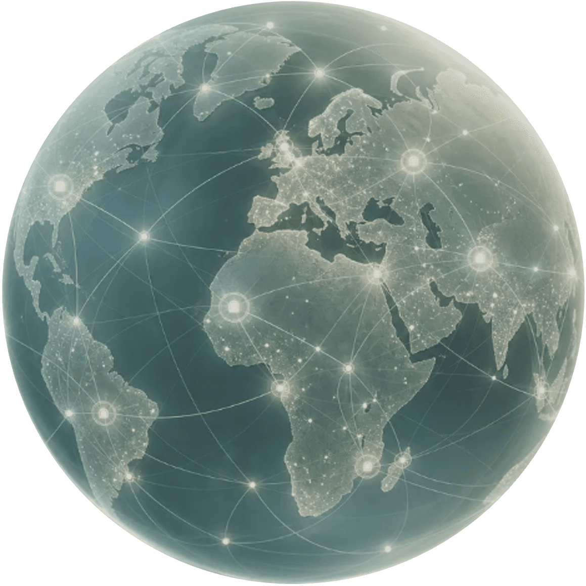 Global healthcare network visualization